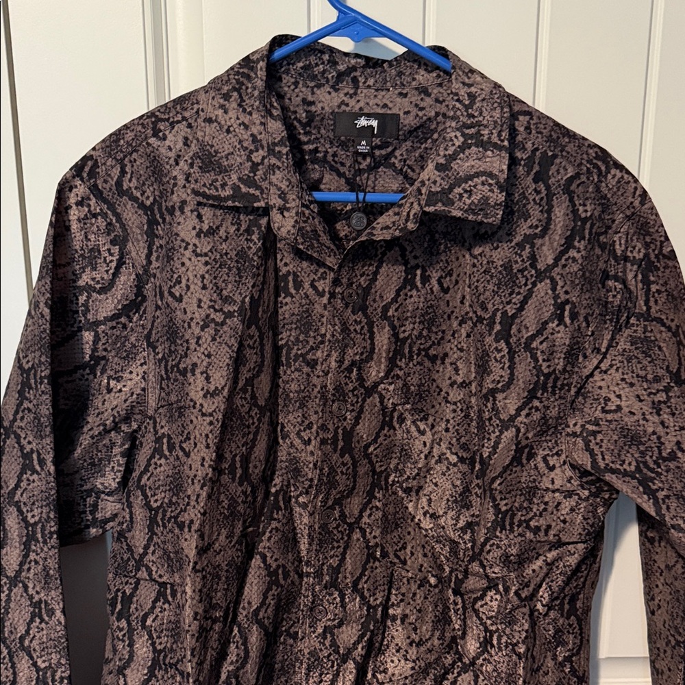 Stussy Python Nylon Wind Shirt NWT - image 2